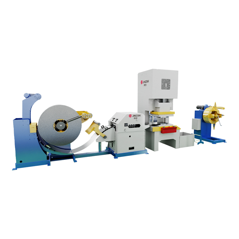 High-Speed Decoiler Straightener Feeder Punching Line (3-in-1 Servo Feeding System)